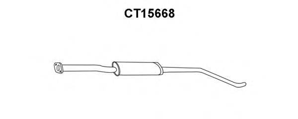 VENEPORTE CT15668 Передглушувач вихлопних газів