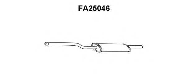 VENEPORTE FA25046 Передглушувач вихлопних газів