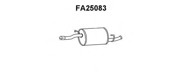 VENEPORTE FA25083 Глушник вихлопних газів кінцевий