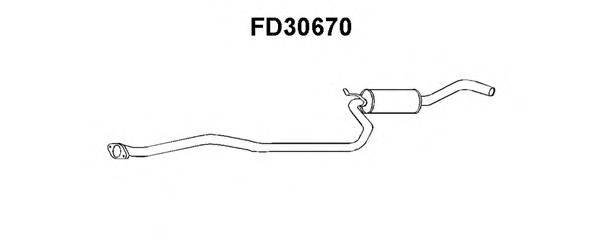 VENEPORTE FD30670 Передглушувач вихлопних газів