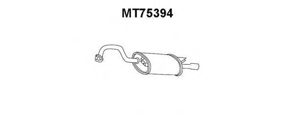 VENEPORTE MT75394 Глушник вихлопних газів кінцевий