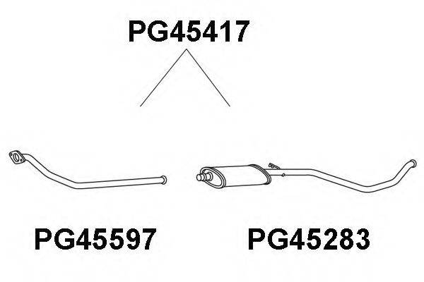 VENEPORTE PG45417 Передглушувач вихлопних газів