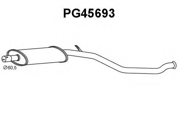 VENEPORTE PG45693 Передглушувач вихлопних газів