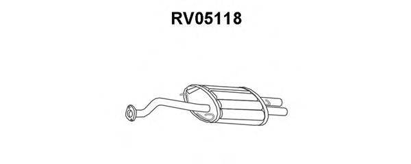 VENEPORTE RV05118 Глушник вихлопних газів кінцевий