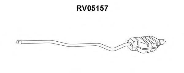 VENEPORTE RV05157 Глушник вихлопних газів кінцевий