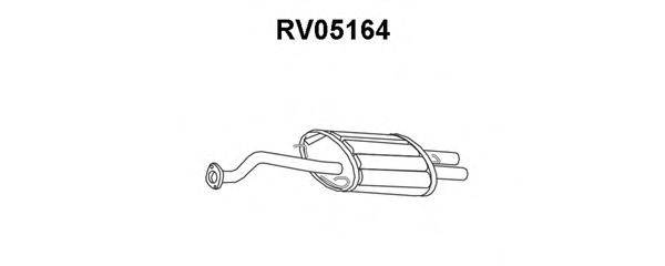 VENEPORTE RV05164 Глушник вихлопних газів кінцевий