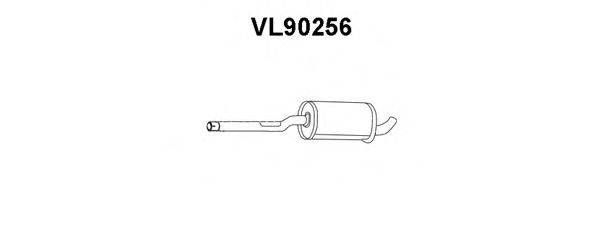 VENEPORTE VL90256 Середній глушник вихлопних газів