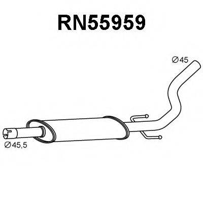 VENEPORTE RN55959 Передглушувач вихлопних газів