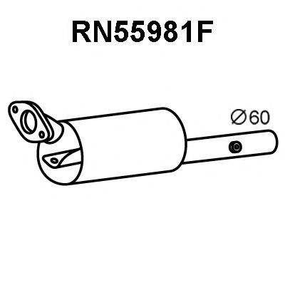 VENEPORTE RN55981F Саджовий/частковий фільтр, система вихлопу ОГ