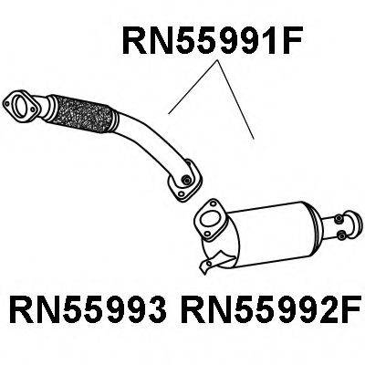 VENEPORTE RN55991F Саджовий/частковий фільтр, система вихлопу ОГ
