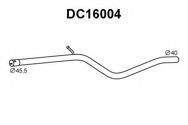 VENEPORTE DC16004 Труба вихлопного газу