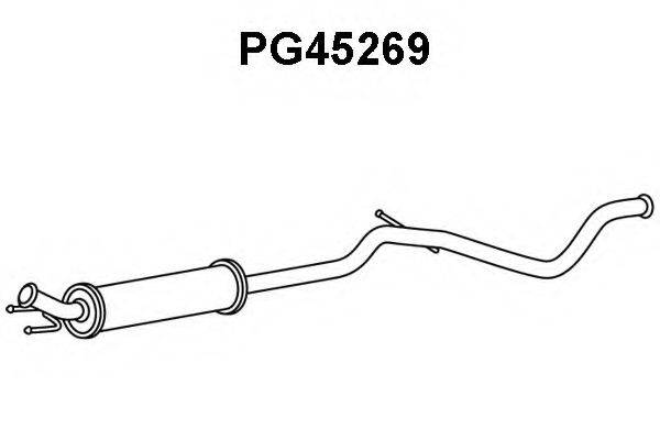 VENEPORTE PG45269 Передглушувач вихлопних газів