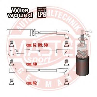 MASTER-SPORT 834ZWLPGSETMS Комплект дротів запалювання