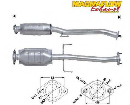 MAGNAFLOW 74807 Каталізатор