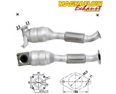 MAGNAFLOW 72505D Каталізатор