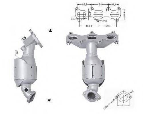 MAGNAFLOW 64109 Каталізатор