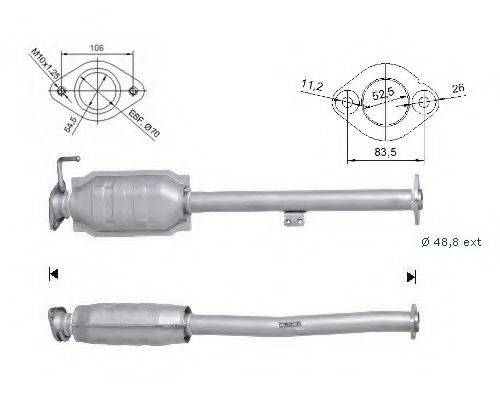 MAGNAFLOW 77611 Каталізатор