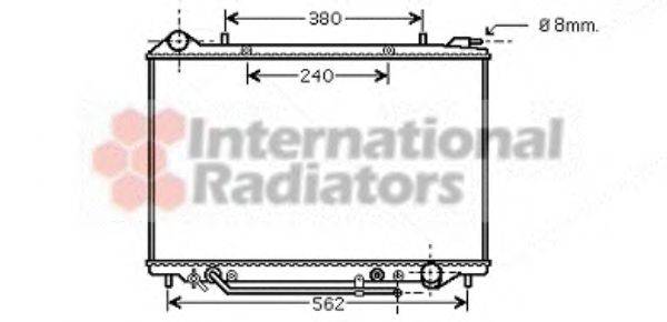 VAN WEZEL 37002405 Радіатор, охолодження двигуна