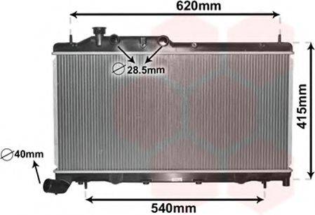 VAN WEZEL 51002105 Радіатор, охолодження двигуна