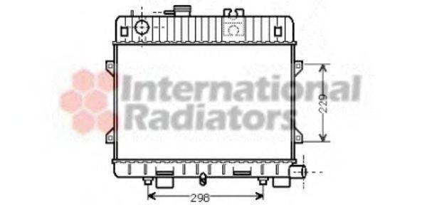 VAN WEZEL 06002032 Радіатор, охолодження двигуна