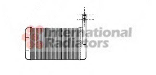 VAN WEZEL 18006132 Теплообмінник, опалення салону