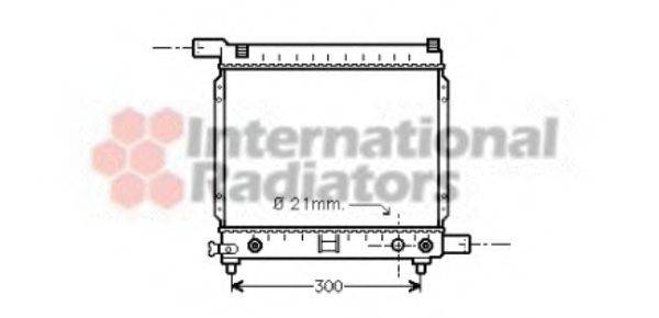 VAN WEZEL 30002137 Радіатор, охолодження двигуна