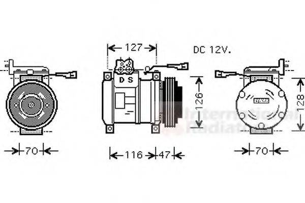 VAN WEZEL 2800K077 Компресор, кондиціонер