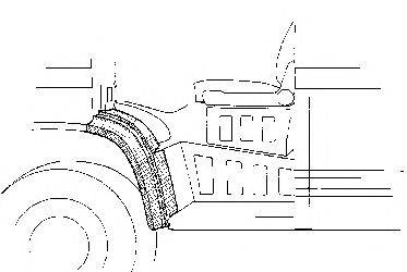 VAN WEZEL 305058 Боковина