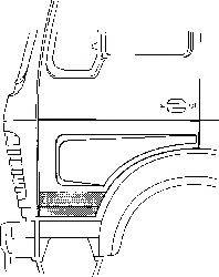 VAN WEZEL 306072 Двері, кабіна водія