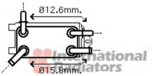 VAN WEZEL 59003135 масляний радіатор, моторне масло