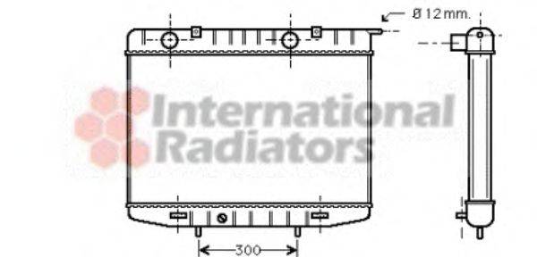 VAN WEZEL 37002213 Радіатор, охолодження двигуна