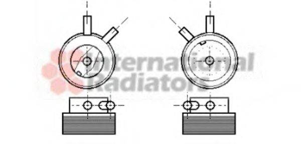 VAN WEZEL 37003215 масляний радіатор, моторне масло