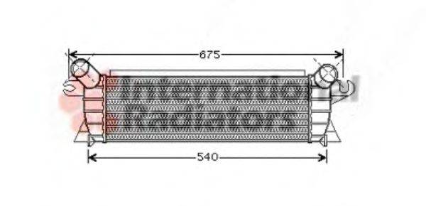 VAN WEZEL 43004351 Інтеркулер