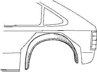 VAN WEZEL 3723446 Колісна ніша