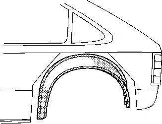 VAN WEZEL 3727346 Колісна ніша