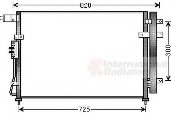 VAN WEZEL 83005138 Конденсатор, кондиціонер