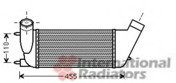 VAN WEZEL 40004347 Інтеркулер