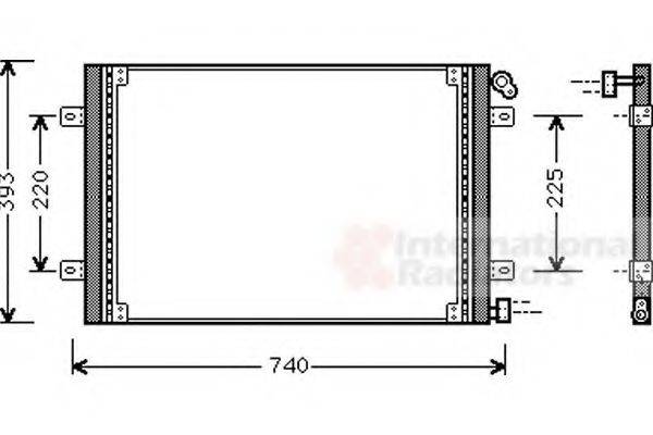 VAN WEZEL 43005234 Конденсатор, кондиціонер