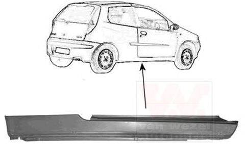 VAN WEZEL 1620102 Накладка порога