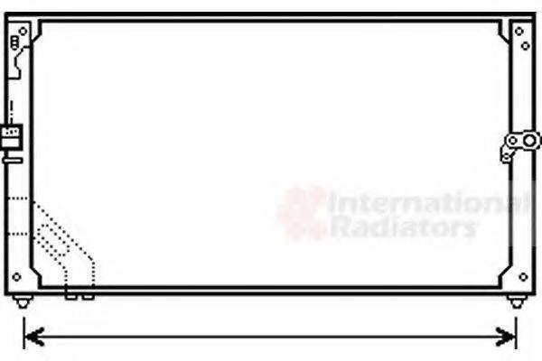 VAN WEZEL 53005166 Конденсатор, кондиціонер