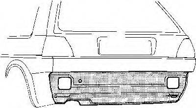 VAN WEZEL 5812136 Задня стінка