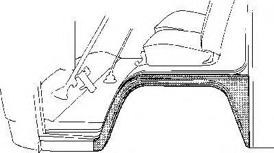 VAN WEZEL 585155 Боковина