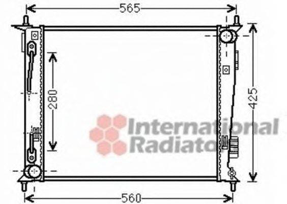 VAN WEZEL 83002136 Радіатор, охолодження двигуна