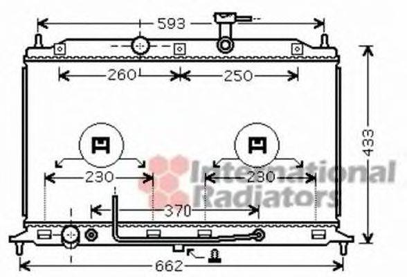 VAN WEZEL 83002152 Радіатор, охолодження двигуна