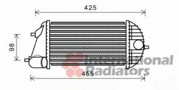 VAN WEZEL 52004123 Інтеркулер