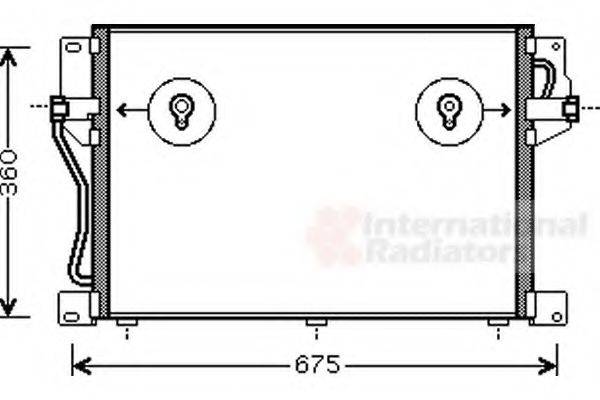 VAN WEZEL 59005077 Конденсатор, кондиціонер