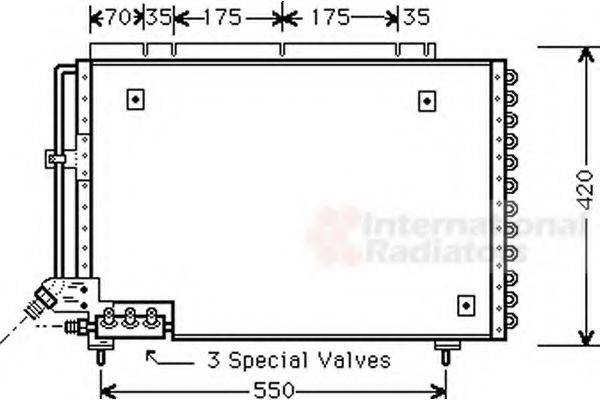 VAN WEZEL 59005082 Конденсатор, кондиціонер