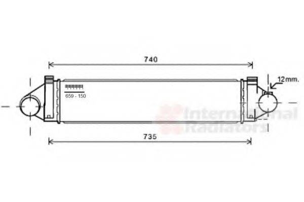 VAN WEZEL 18004481 Інтеркулер