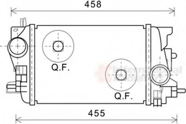 VAN WEZEL 37004592 Інтеркулер