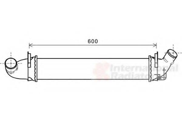 VAN WEZEL 43004496 Інтеркулер